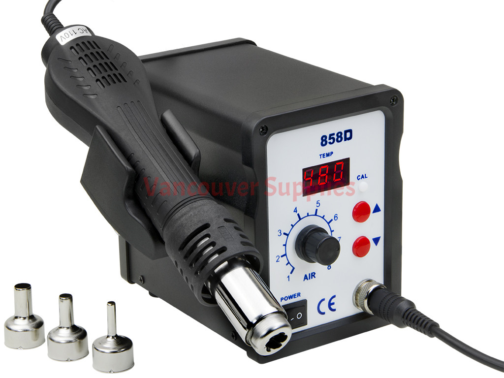 D Hot Air Iron Gun V W SMD IC Soldering Rework Solder